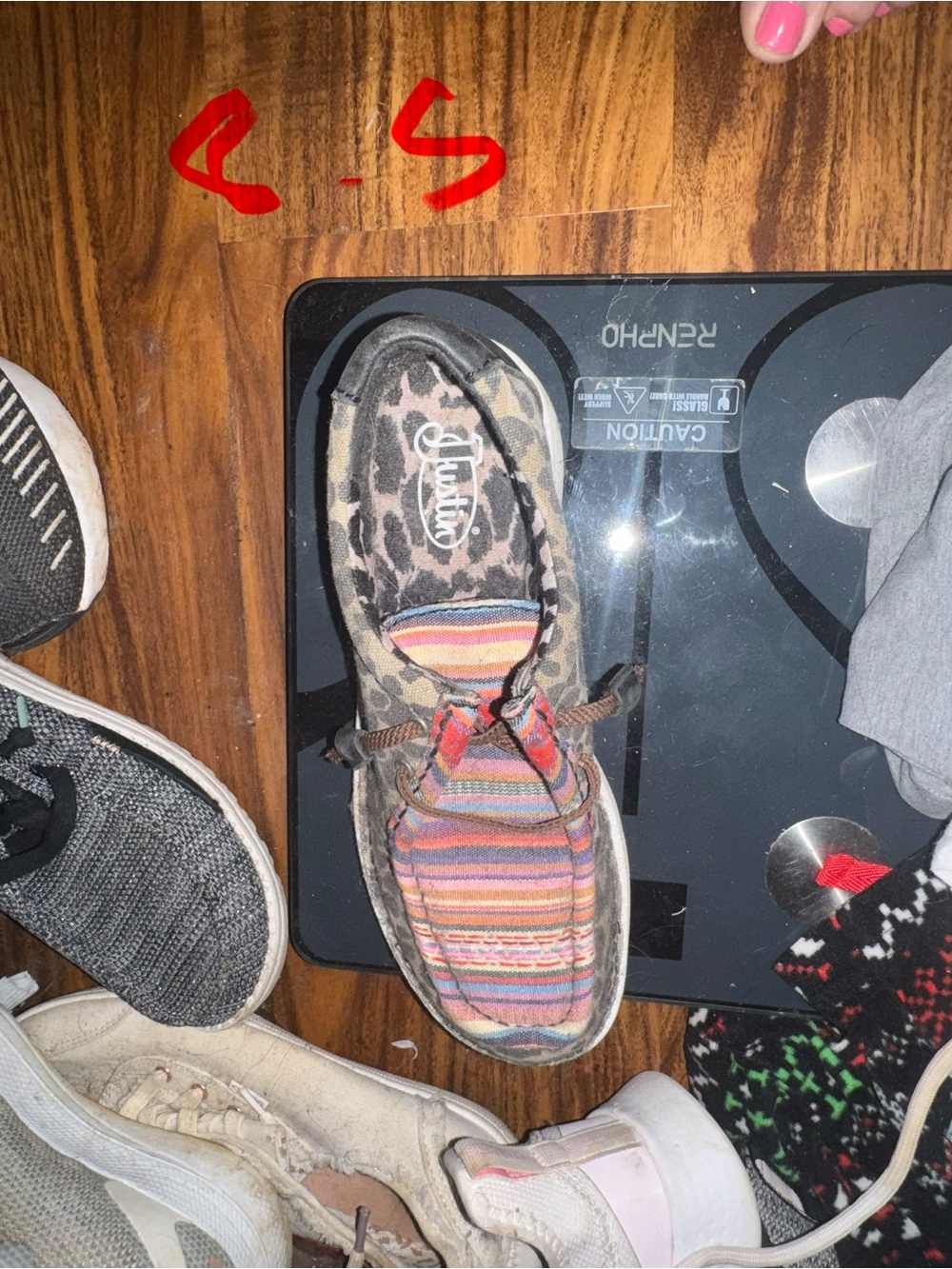 Ariat Multicolor Stripe & Leopard Print Slip-On Loafer